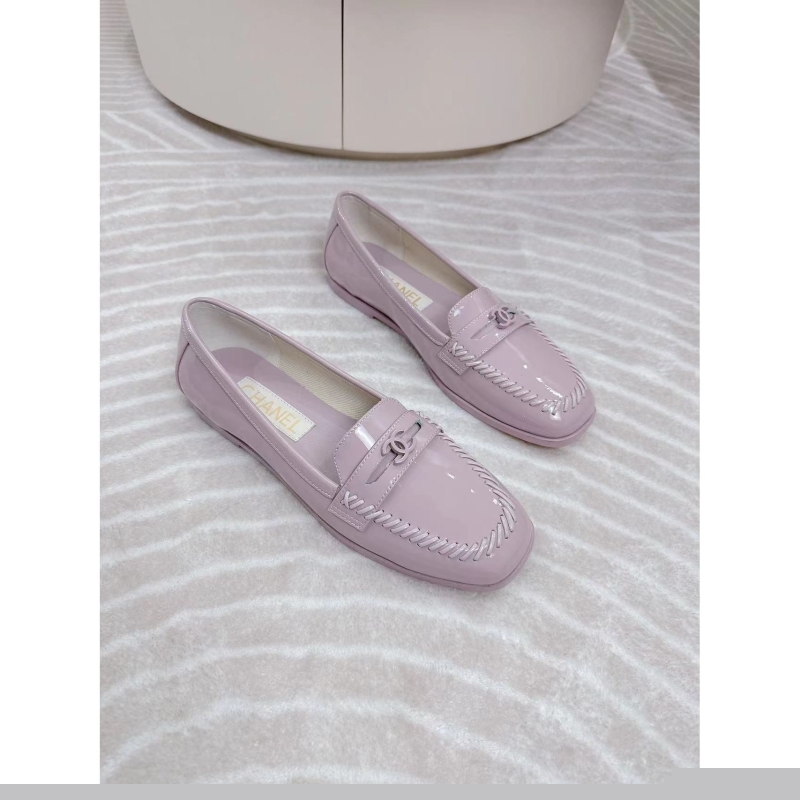 Ch*el leather shoes